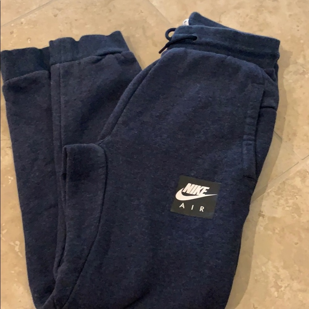 Nike large boys blue joggers